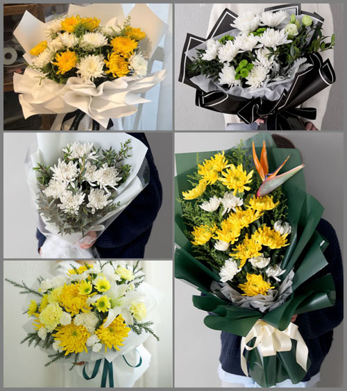 江西上饶德兴市绕二镇白事花束代送
